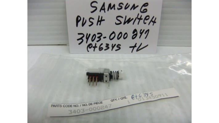 Samsung 3403-000247 push  switch